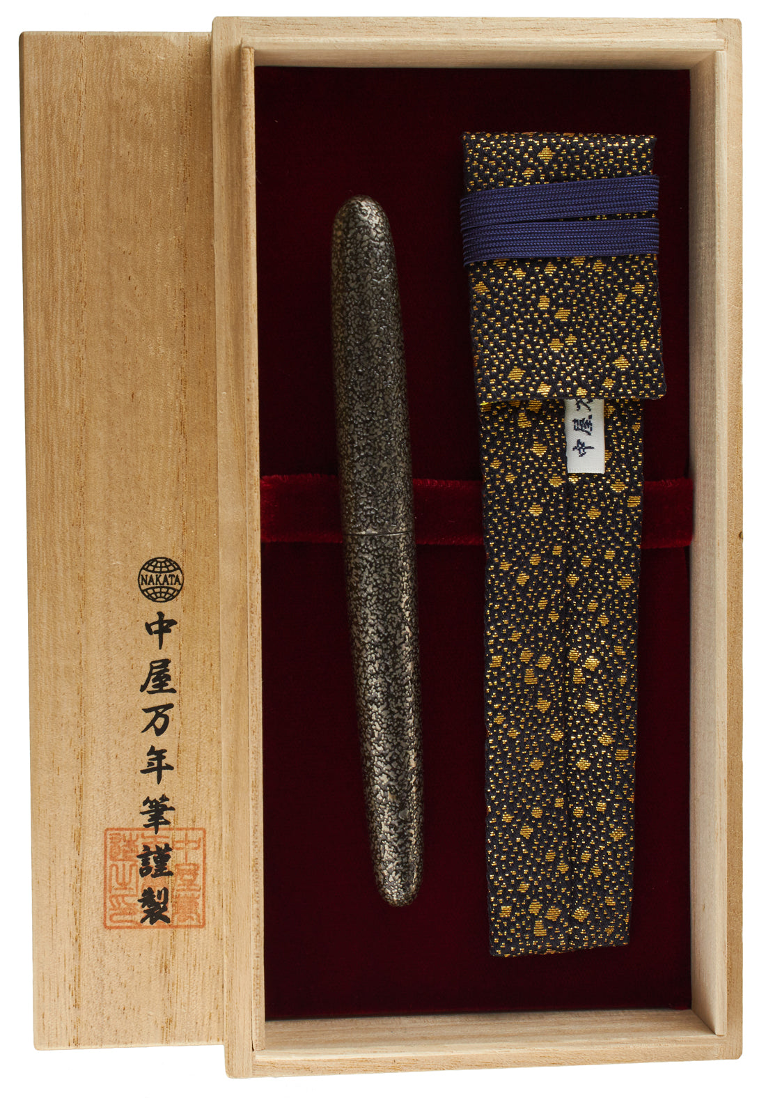 Nakaya Portable Cigar Ishime-Kanshitsu Silver - nibs.com