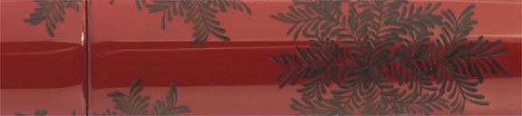 Nakaya Piccolo Writer Shinobu Red Black - nibs.com
