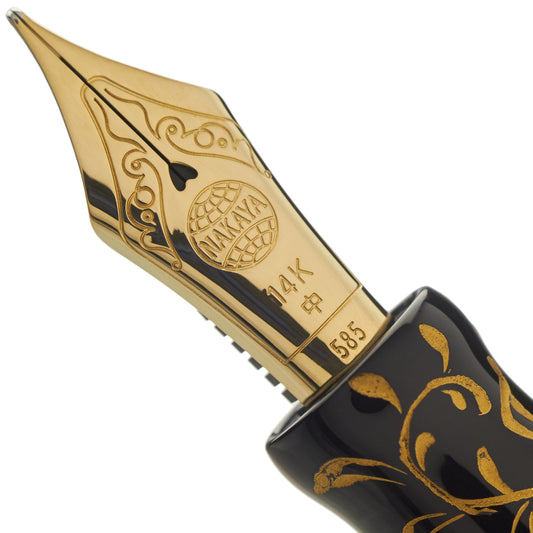 Nakaya Naka-ai Cigar Housoge Black Gold - nibs.com