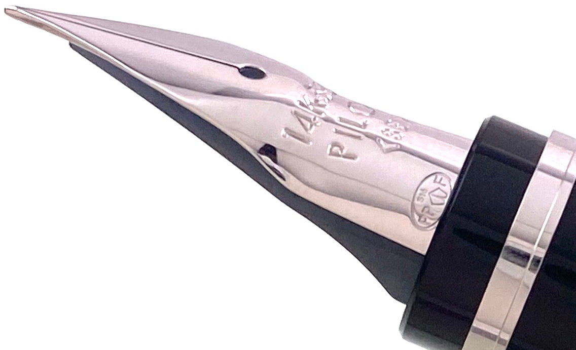 Pilot Falcon Resin Purple Rhodium - nibs.com