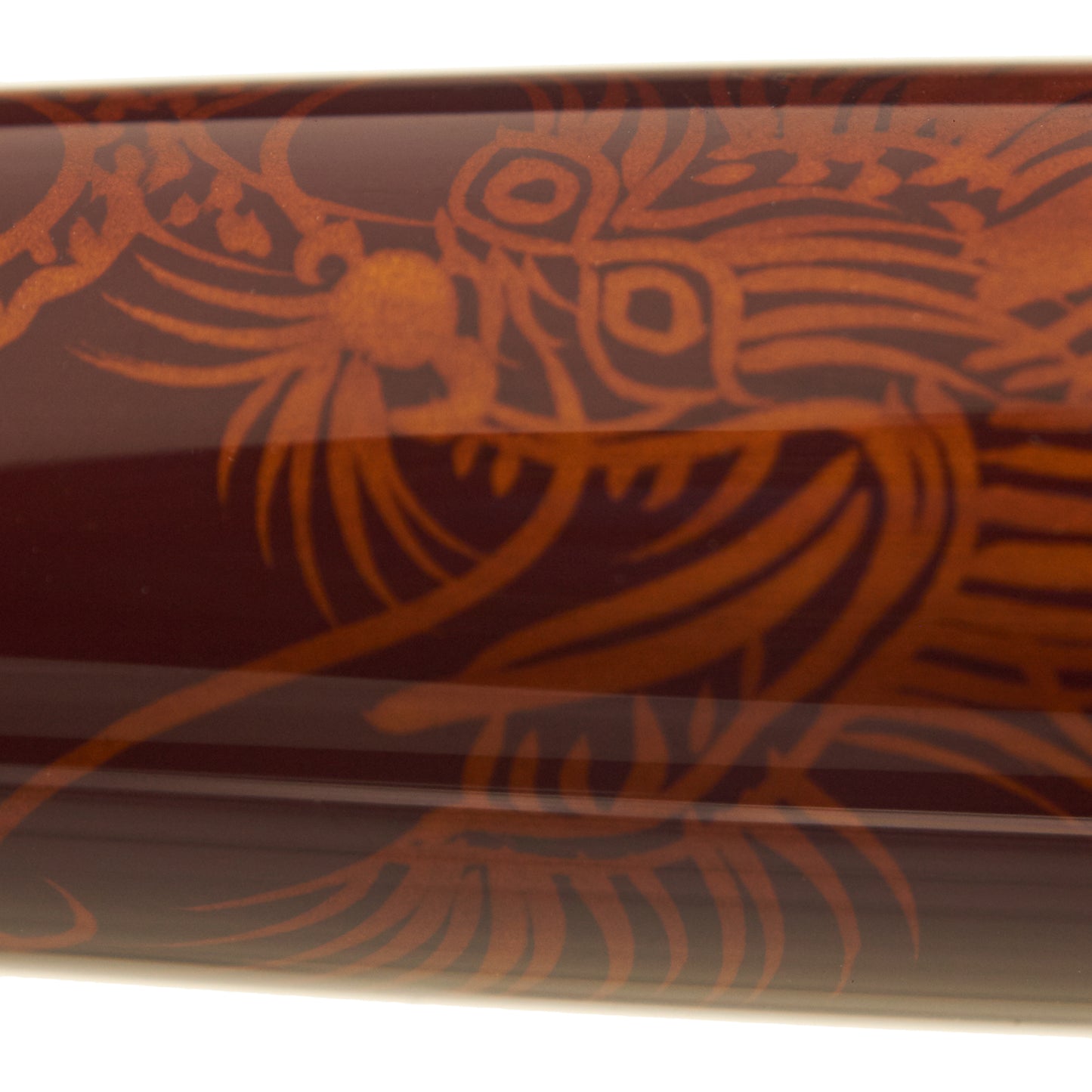Nakaya Portable Writer Ascending Dragon Aka-tamenuri - nibs.com