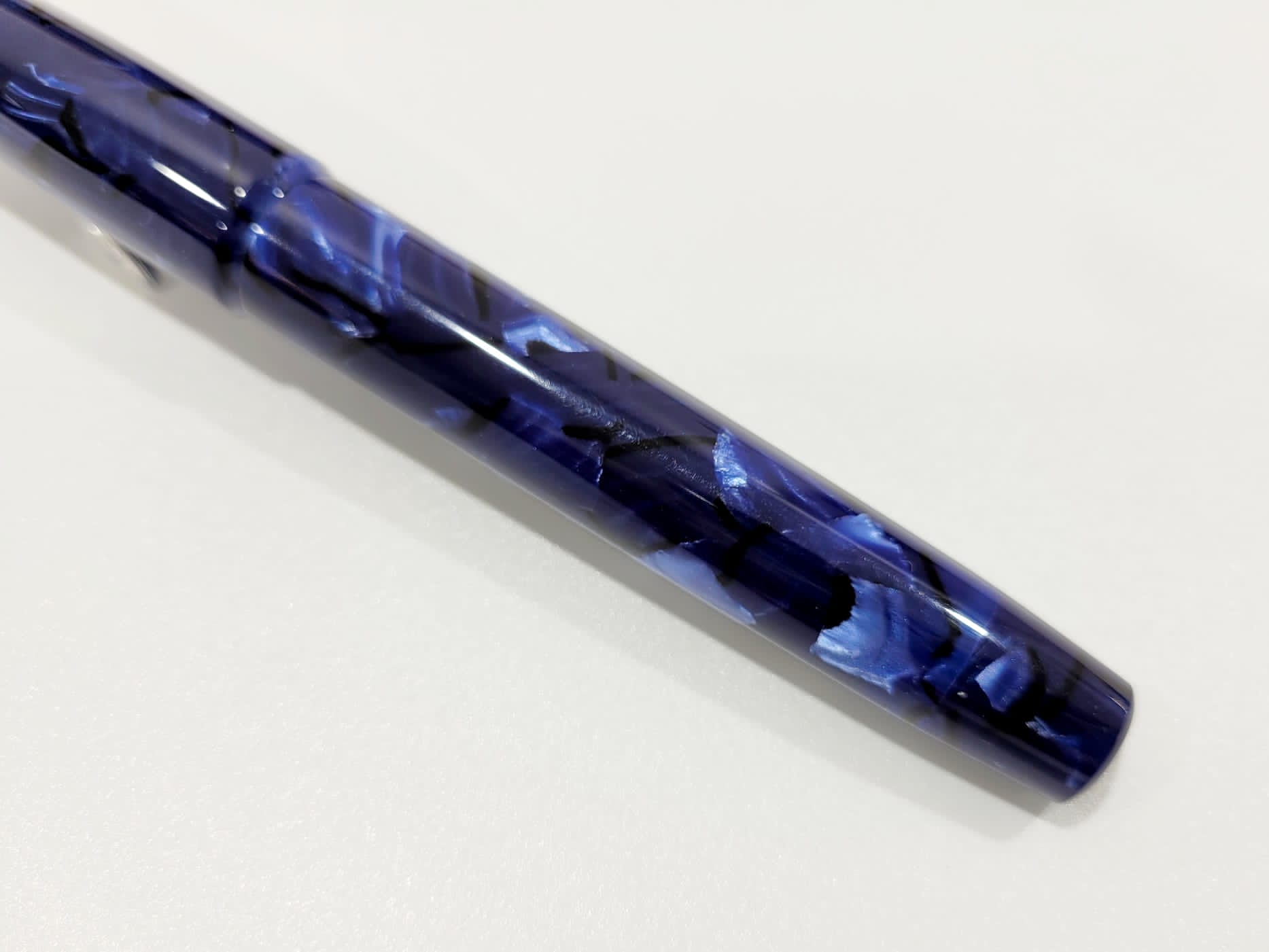 ASC Bologna Extra Minimalist Celluloid Blue La Royale Limited Edition - nibs.com