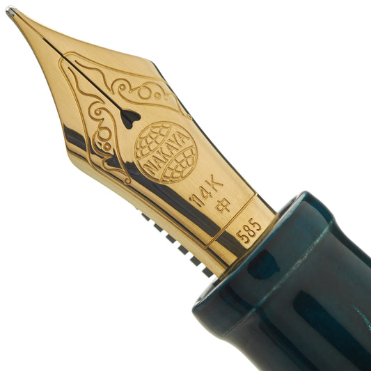 Nakaya Neo Standard Ascending Dragon Ao-tamenuri - nibs.com