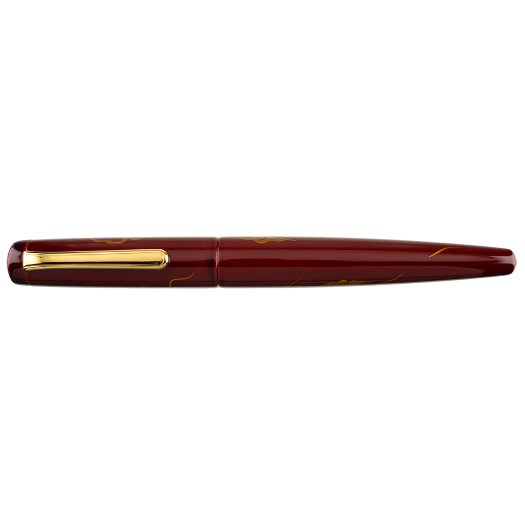 Nakaya Long Writer Ascending Dragon Aka-tamenuri - nibs.com