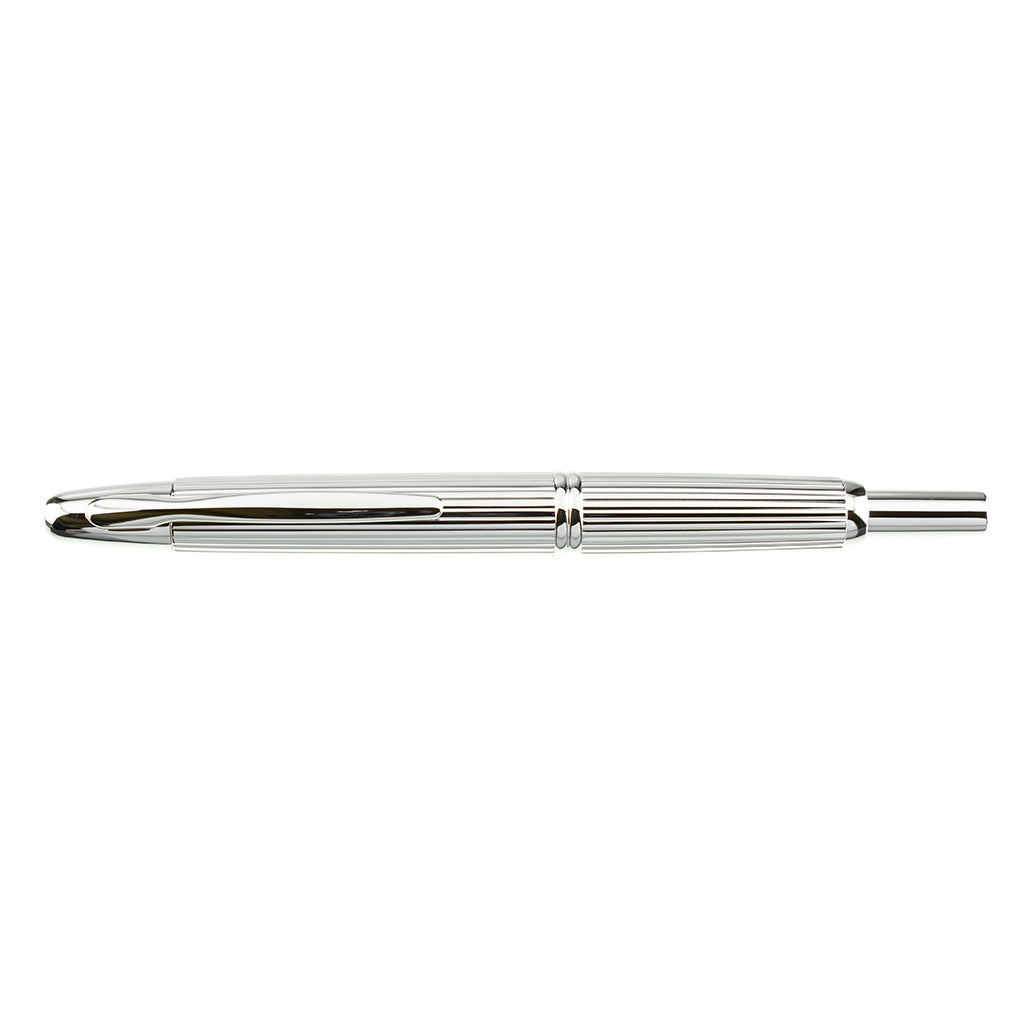 Pilot Vanishing Point Silver Stripes - nibs.com