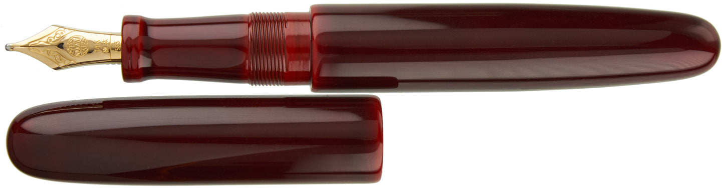 Nakaya 17mm Long Cigar Aka-tamenuri - nibs.com