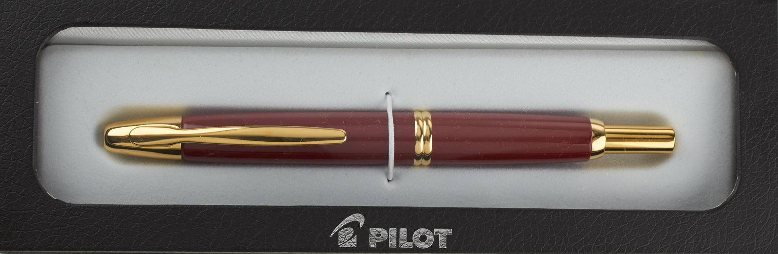 Pilot Vanishing Point Red Gold - nibs.com