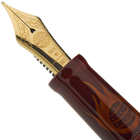 Nakaya Portable Cigar Ascending Dragon Aka-tamenuri - nibs.com