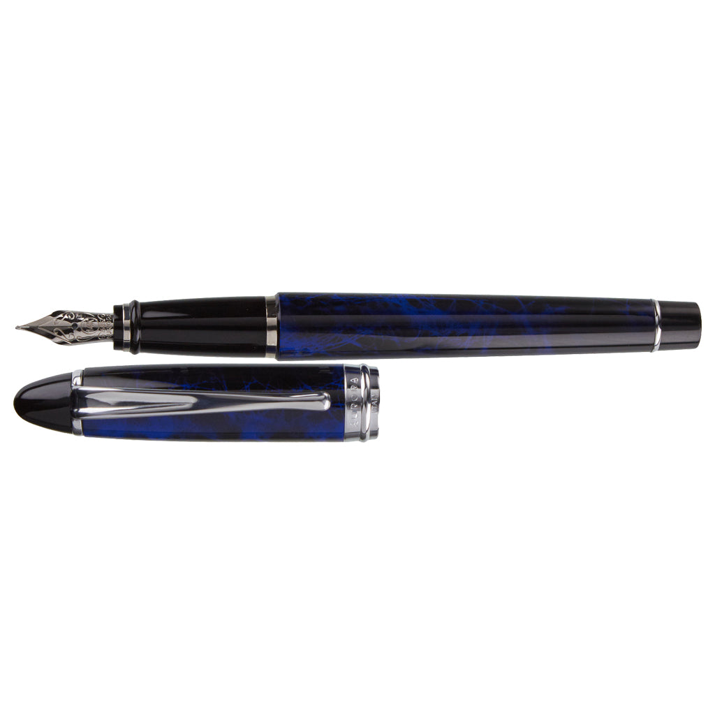 Aurora Ipsilon De Luxe Blue Lacquer - nibs.com