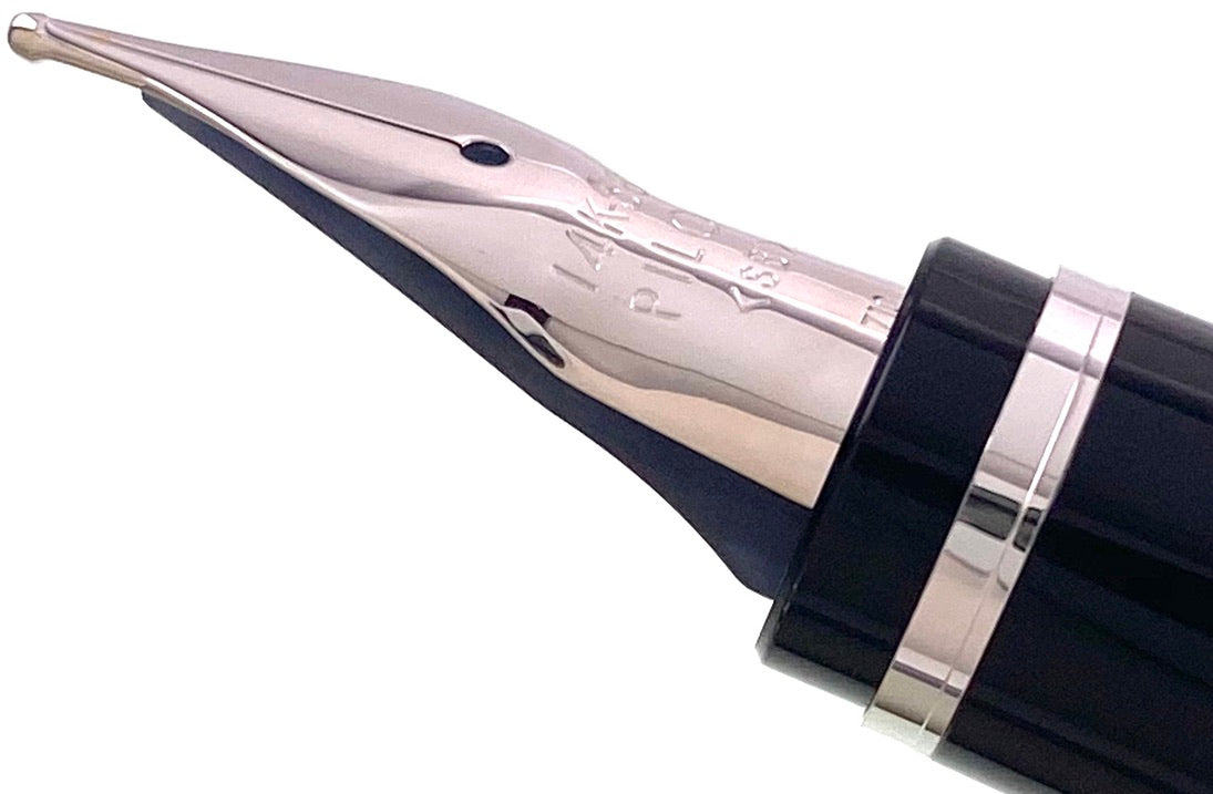 Pilot Falcon Resin Blue Rhodium - nibs.com