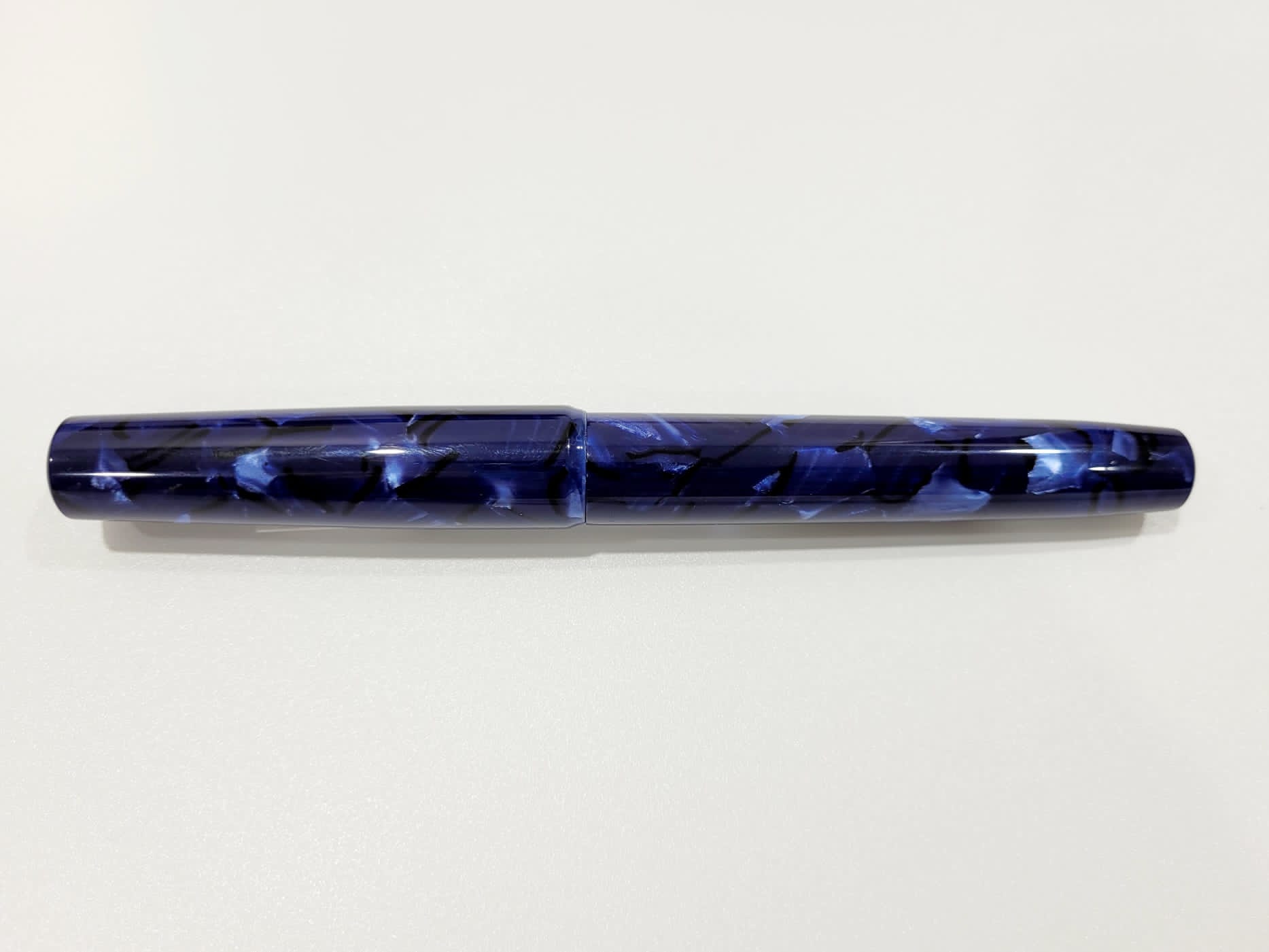 ASC Bologna Extra Minimalist Celluloid Blue La Royale Limited Edition - nibs.com