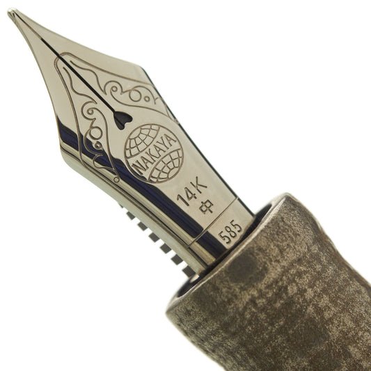 Nakaya Portable Cigar Nuno Kise Silver Tin - nibs.com