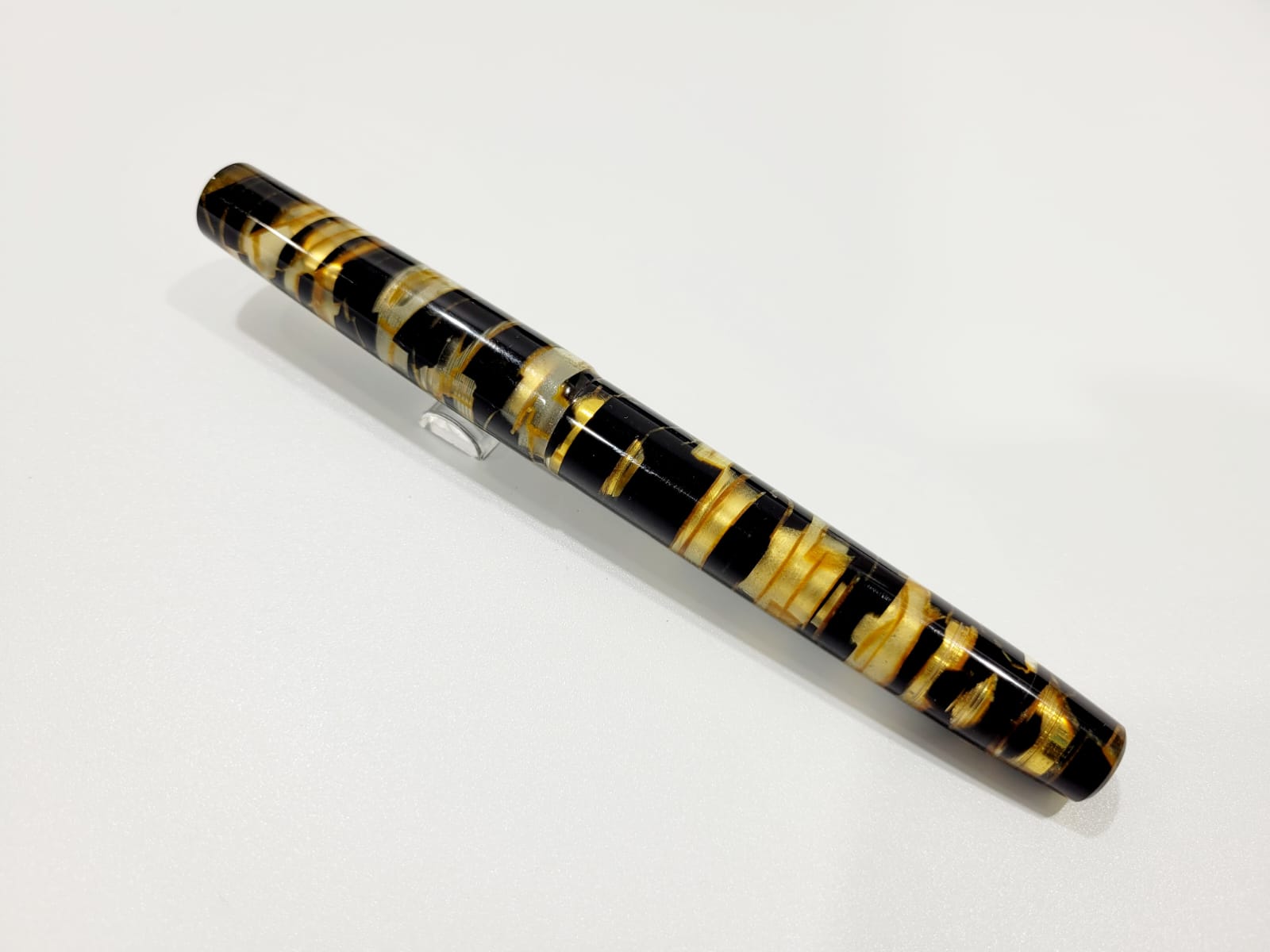 ASC Bologna Extra Minimalist Celluloid Black Lucens Limited Edition - nibs.com