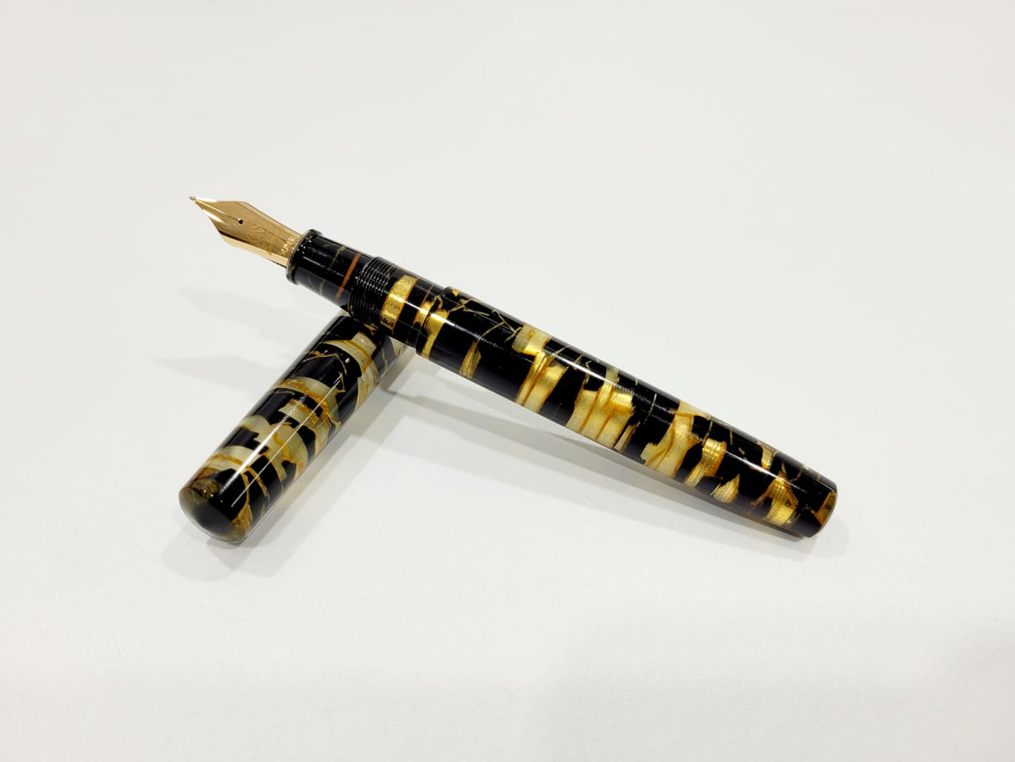 ASC Bologna Extra Minimalist Celluloid Black Lucens Limited Edition - nibs.com