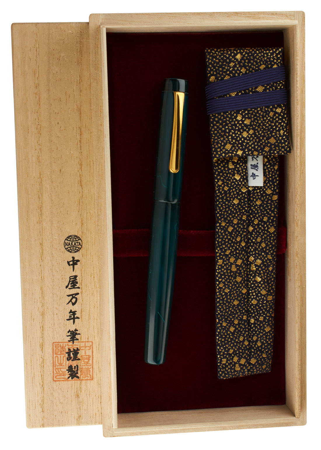 Nakaya Neo Standard Ascending Dragon Ao-tamenuri - nibs.com