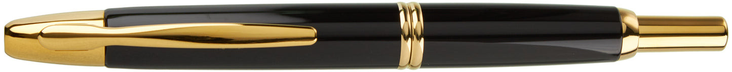 Pilot Vanishing Point Black Gold - nibs.com