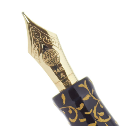 Nakaya Portable Cigar Housoge Kikyo-Tamenuri Gold - nibs.com