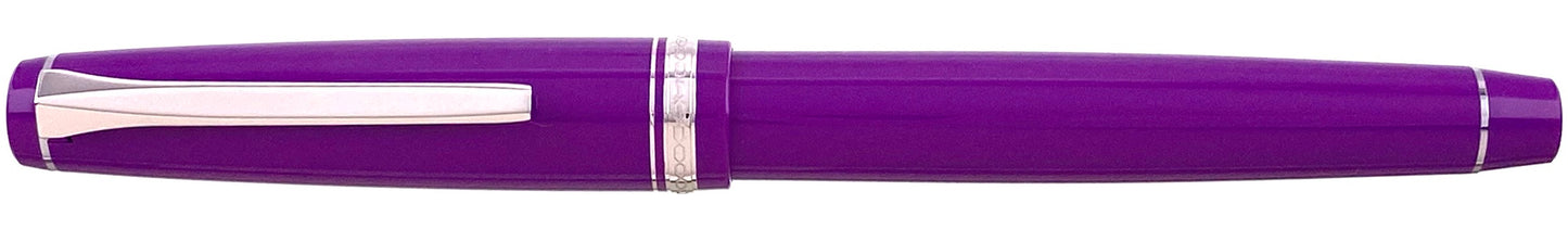 Pilot Falcon Resin Blue Rhodium - nibs.com