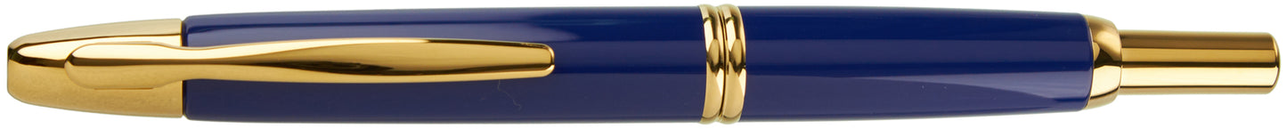 Pilot Vanishing Point Blue Gold - nibs.com