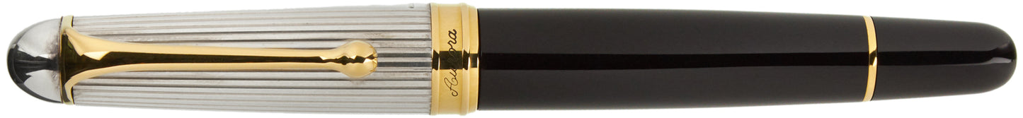 Aurora 88 Black with Sterling Silver Cap - nibs.com