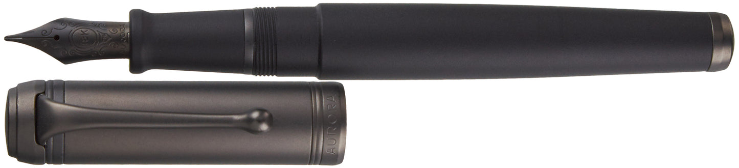 Aurora Talentum Matte Black Metal Cap - nibs.com