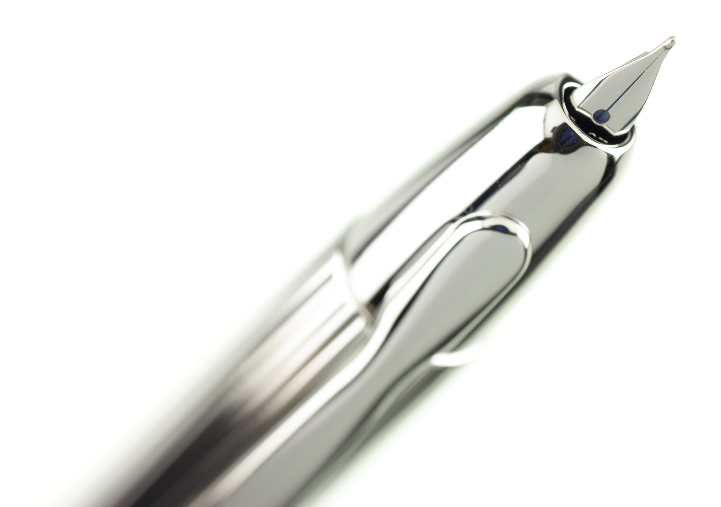 Pilot Vanishing Point Silver Stripes - nibs.com