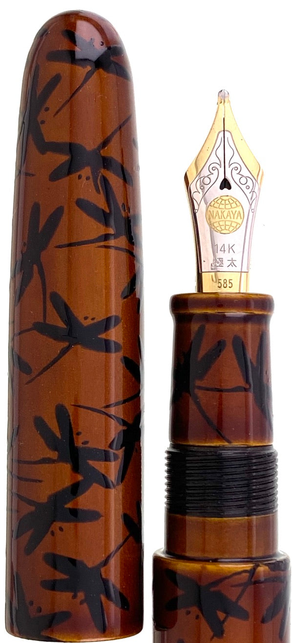 Nakaya Portable Cigar Byakudan-Nuri with Yakou Maki-e Akitsu-shima - nibs.com