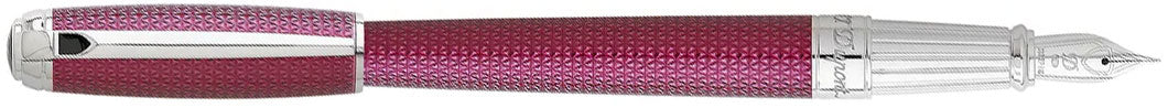 S.T. Dupont Line D Large Firehead Guilloché Amethyst - nibs.com
