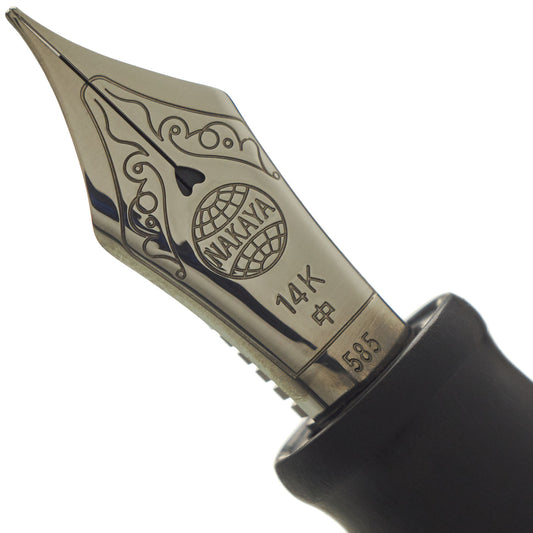 Nakaya Piccolo Writer Small Sword Gin Itomaki - nibs.com