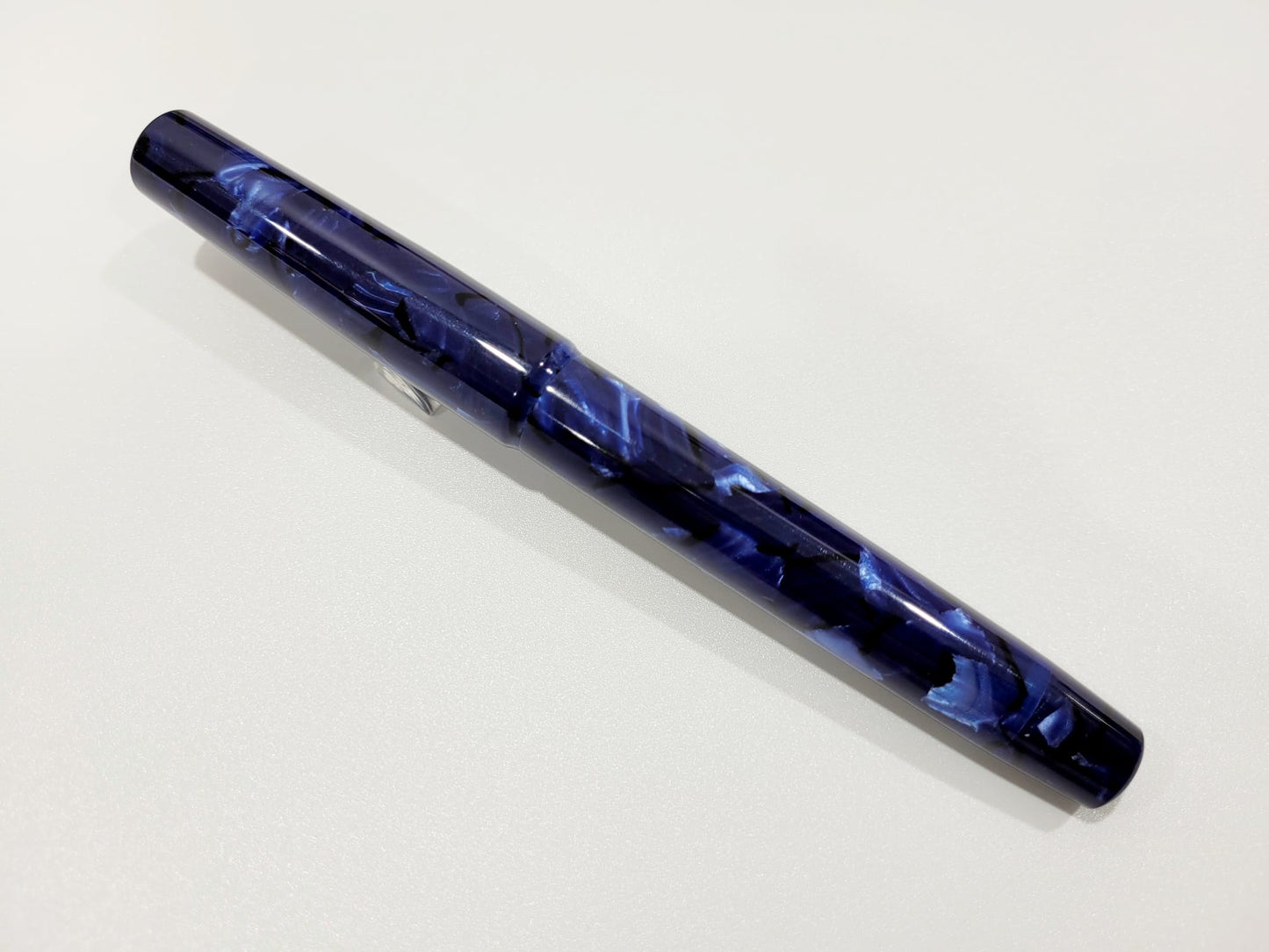ASC Bologna Extra Minimalist Celluloid Blue La Royale Limited Edition - nibs.com