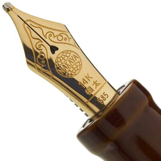 Nakaya 17mm Portable Cigar Blue Rose with Raden - nibs.com