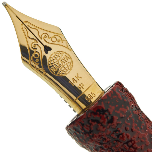 Nakaya Dorsal Fin Version 1 Ishime-Kanshitsu Aka-tamenuri - nibs.com