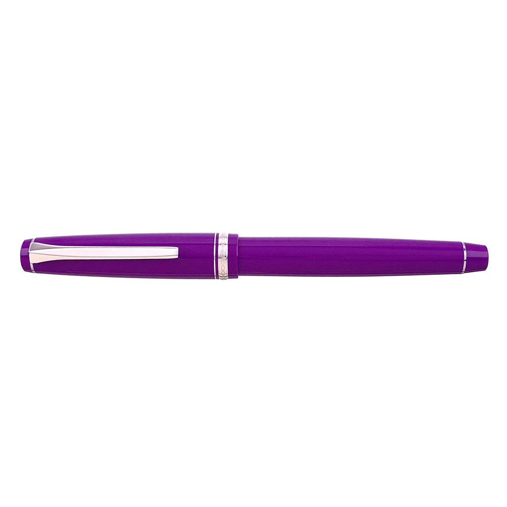 Pilot Falcon Resin Purple Rhodium - nibs.com