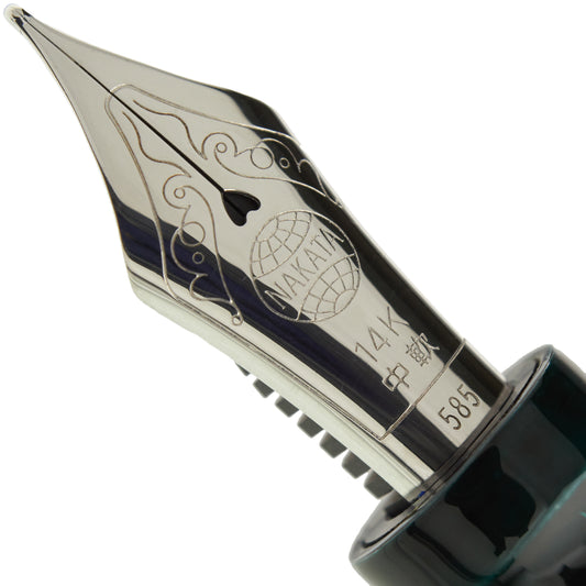 Nakaya Naka-ai Cigar Ascending Dragon Ao-tamenuri - nibs.com