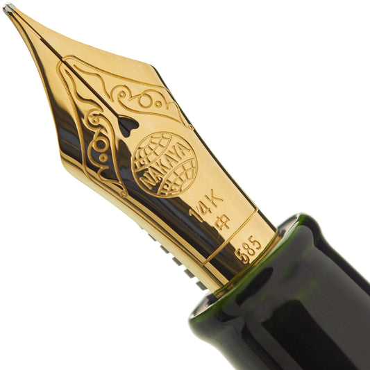 Nakaya Decapod Writer Midori-tamenuri - nibs.com