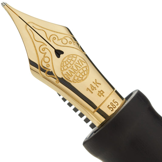 Nakaya Long Cigar Matte Black Hairline - nibs.com