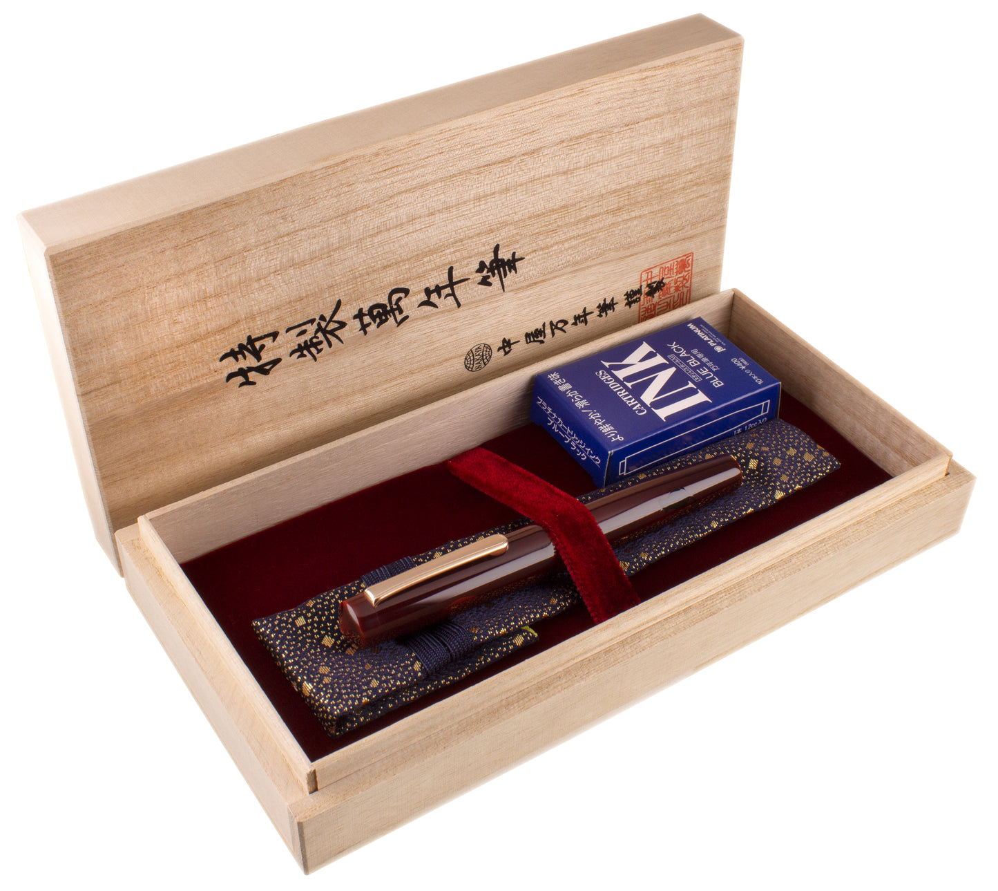 Nakaya Piccolo Writer Enjoying The Moon Cat - nibs.com
