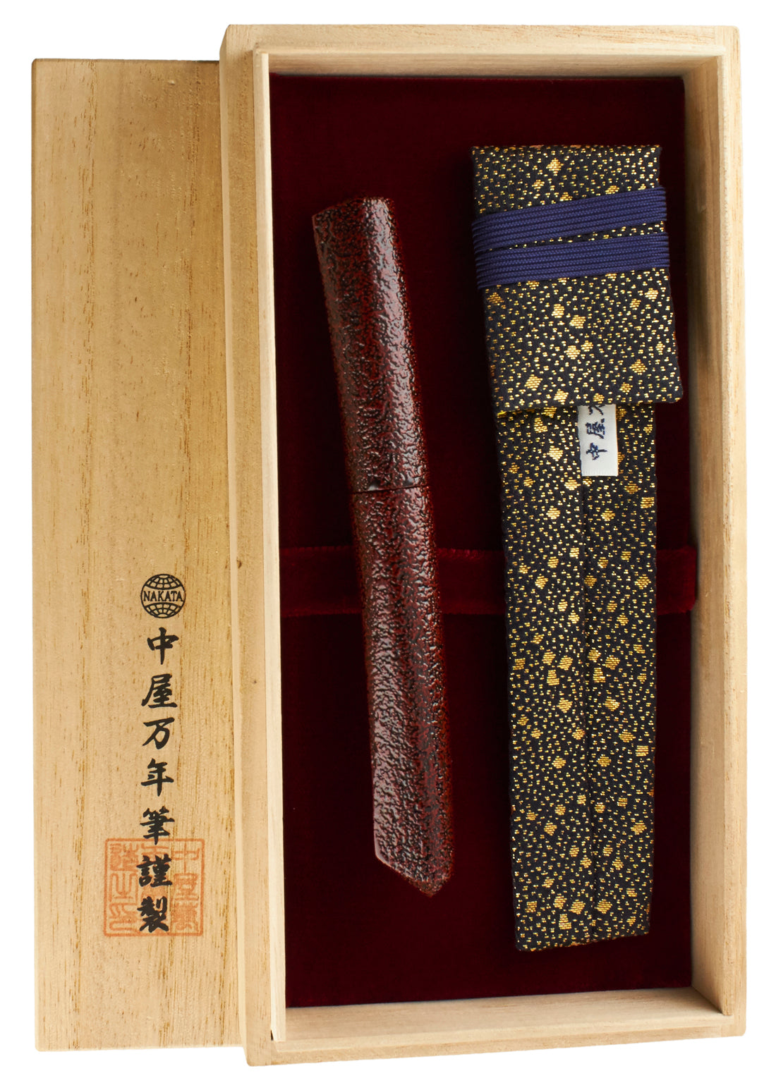 Nakaya Dorsal Fin Version 2 Ishime-Kanshitsu Kuro-tamenuri - nibs.com