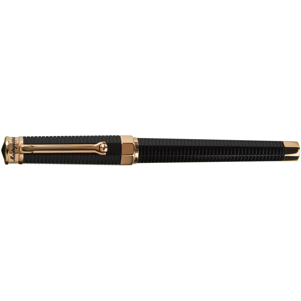 Montegrappa NeroUno Linea Rose Gold - nibs.com