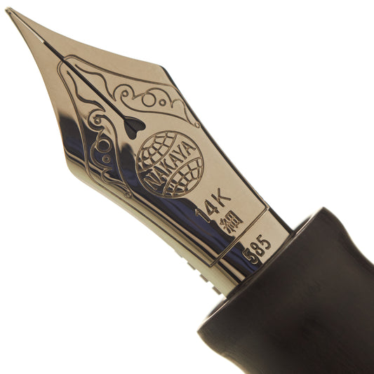 Nakaya Portable Writer Matte Black Hairline - nibs.com