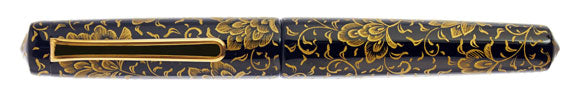 Nakaya Piccolo Writer Housoge Black Gold - nibs.com
