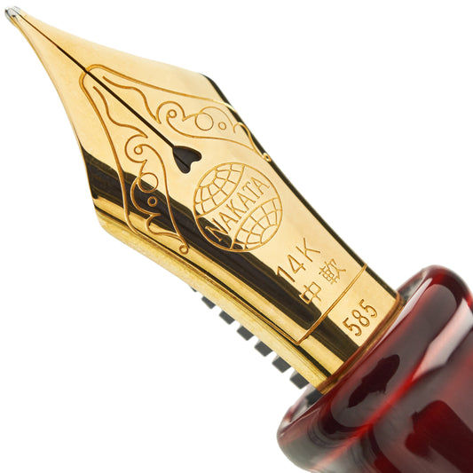 Nakaya Portable Cigar Hannya Shinkyo Aka-tamenuri - nibs.com