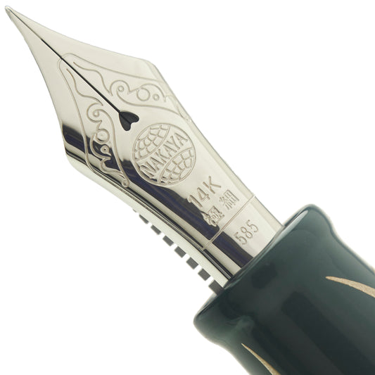 Nakaya Naka-ai Cigar Bamboo By Silver Powder - nibs.com