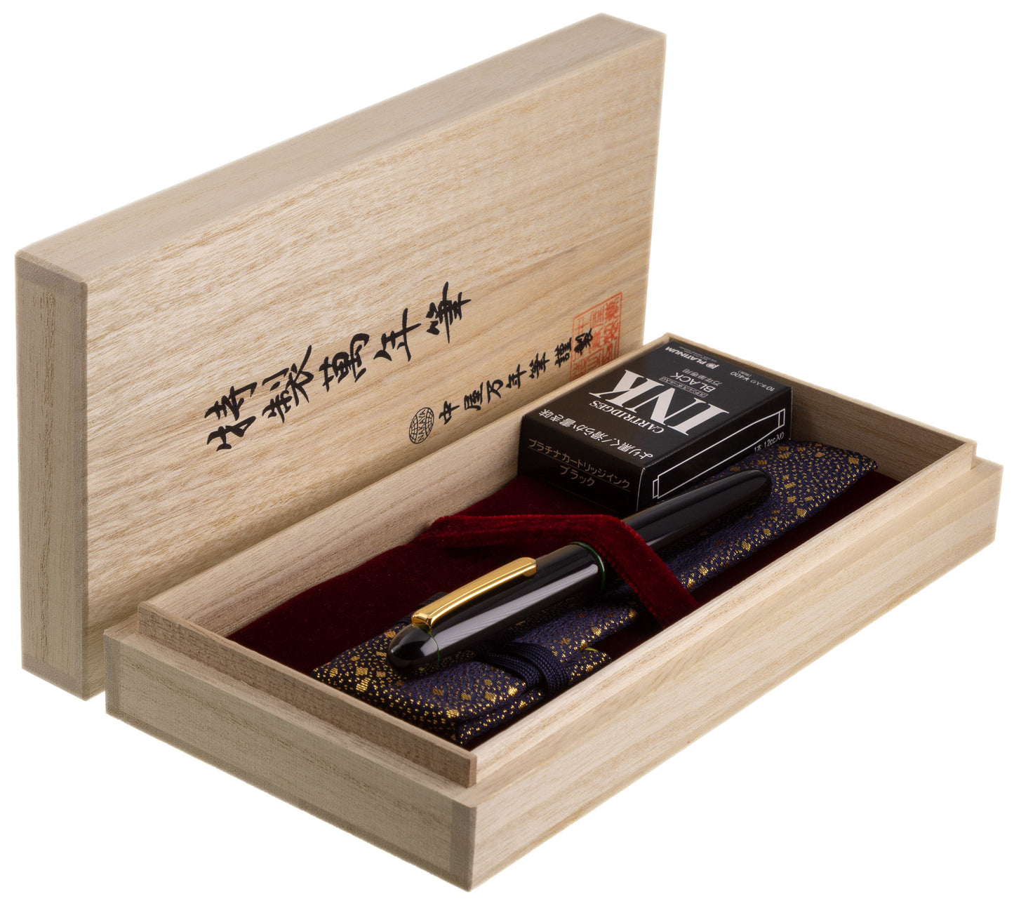 Nakaya Portable Writer Midori-tamenuri - nibs.com