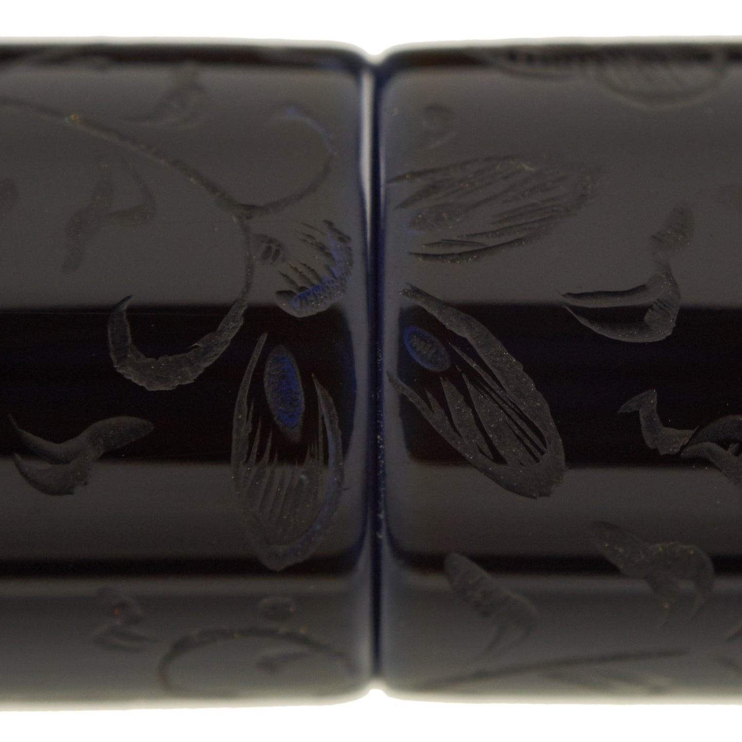 Nakaya Piccolo Cigar Housoge Kikyo-tamenuri Charcoal - nibs.com