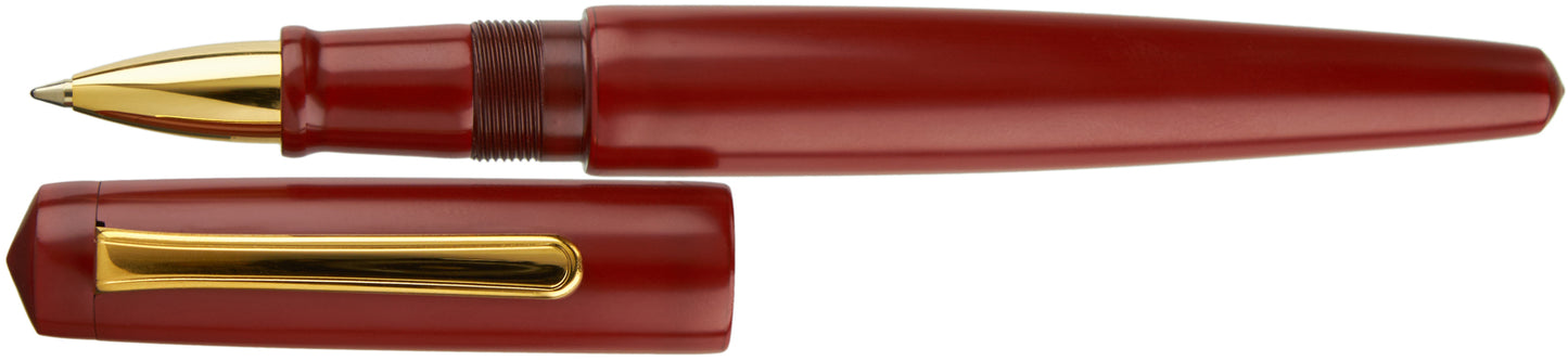Nakaya Naka-ai Writer Ballpen Shu Unpolished Gold - nibs.com