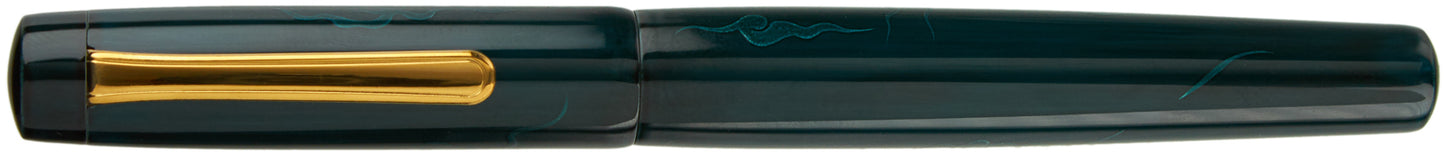 Nakaya Neo Standard Ascending Dragon Ao-tamenuri - nibs.com
