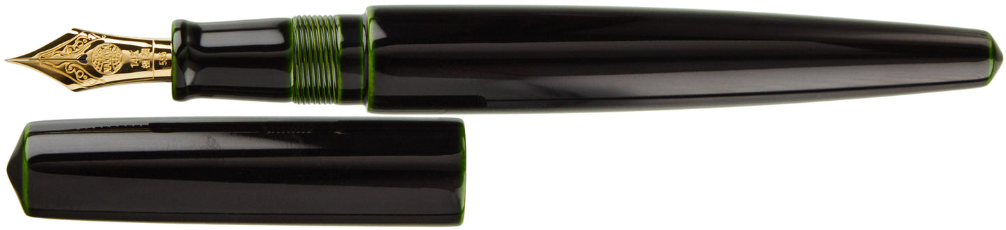 Nakaya Naka-ai Cigar Midori-tamenuri - nibs.com