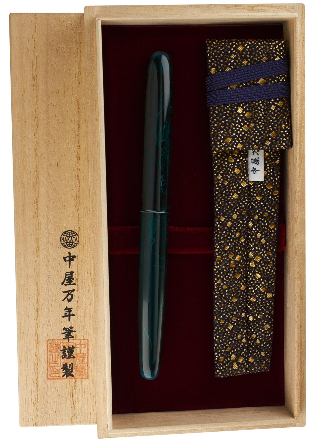 Nakaya Long Cigar Ascending Dragon Ao-tamenuri - nibs.com