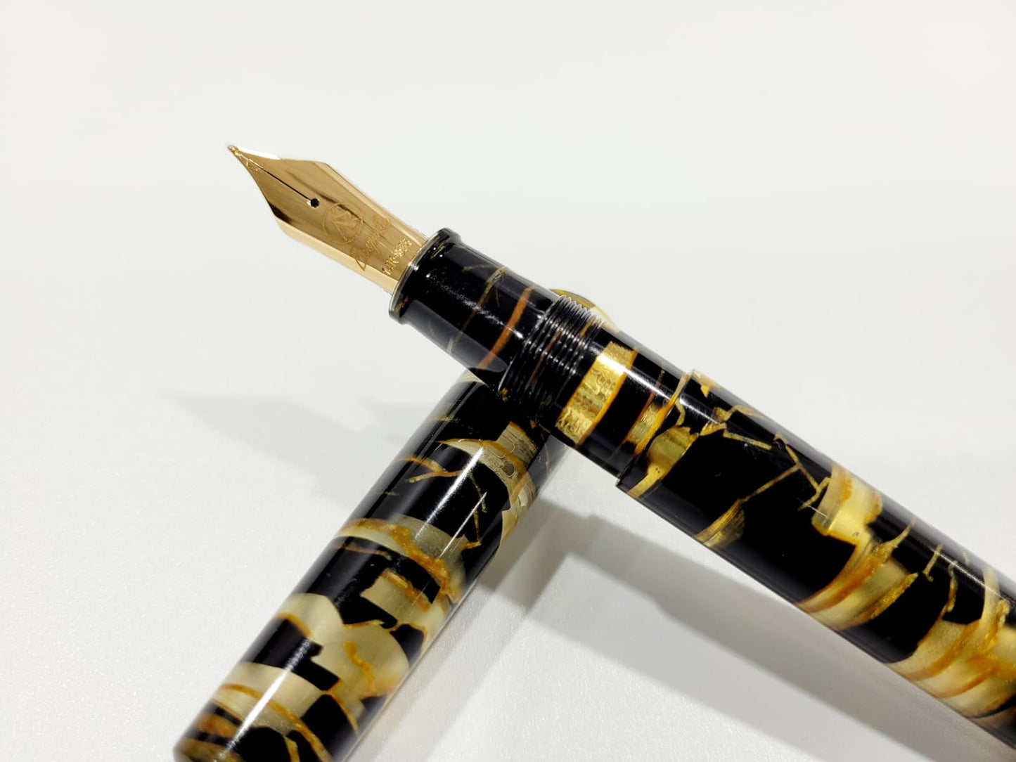 ASC Bologna Extra Minimalist Celluloid Black Lucens Limited Edition - nibs.com